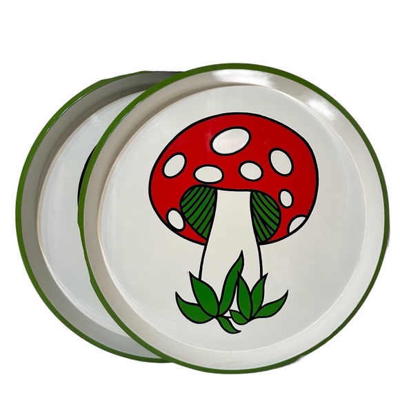 Distressed Mushroom Trays (2) - Picture 1 of 4